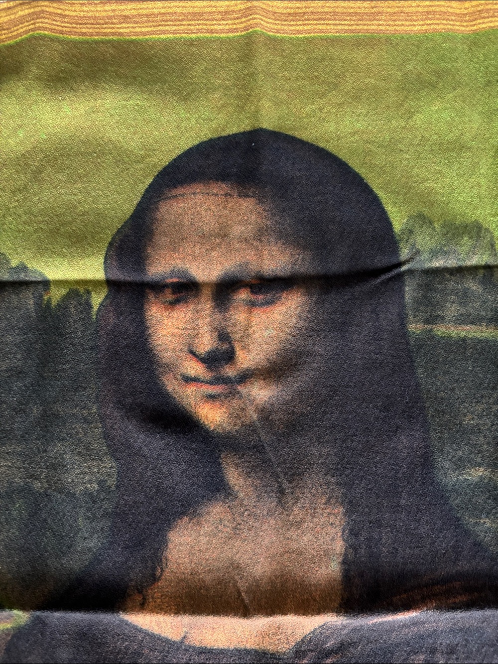 Mona Lisa Vintage Vony France Tea Towel - Picture 2 of 4